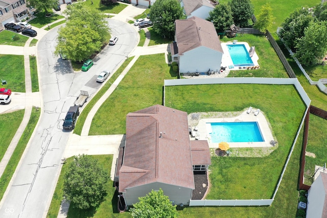 5063 Haywood Ln, Plainfield, IN 46168 - bird's eye view of a pool
