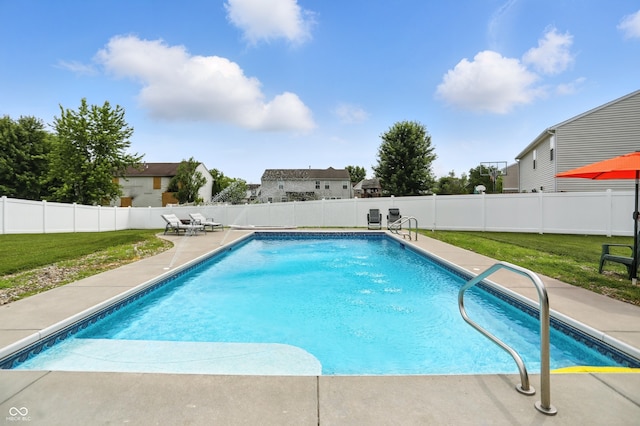 5063 Haywood Ln, Plainfield, IN 46168 - view of pool featuring a fenced backyard and a patio