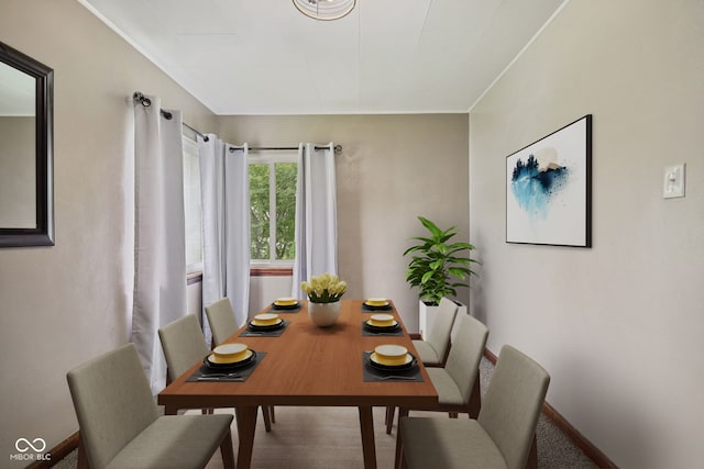 11710 W State Road 32, Yorktown, IN 47396 - dining space with baseboards