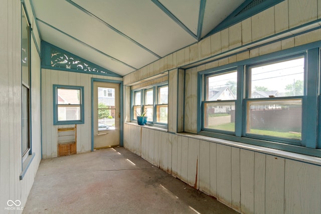 29 E Caven St, Indianapolis, IN 46225 - unfurnished sunroom with vaulted ceiling