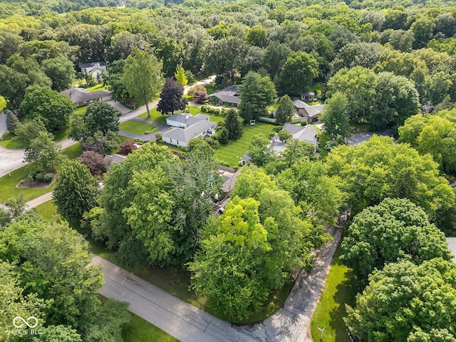 3710 Canada Ct, West Lafayette, IN 47906 - aerial view of residential area featuring a heavily wooded area