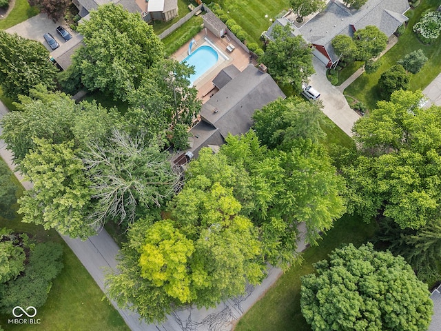 3710 Canada Ct, West Lafayette, IN 47906 - aerial view of property's location with a pool area