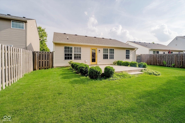 16629 Greensboro Dr, Westfield, IN 46074 - rear view of house featuring a patio area and a fenced backyard