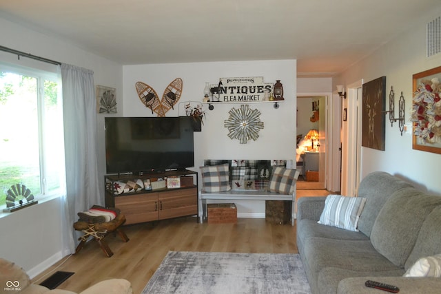 704 S Rockfield Rd, Veedersburg, IN 47987 - living room featuring wood finished floors