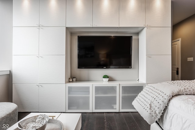 225 N New Jersey St Unit 52, Indianapolis, IN 46204 - bedroom featuring dark wood-type flooring