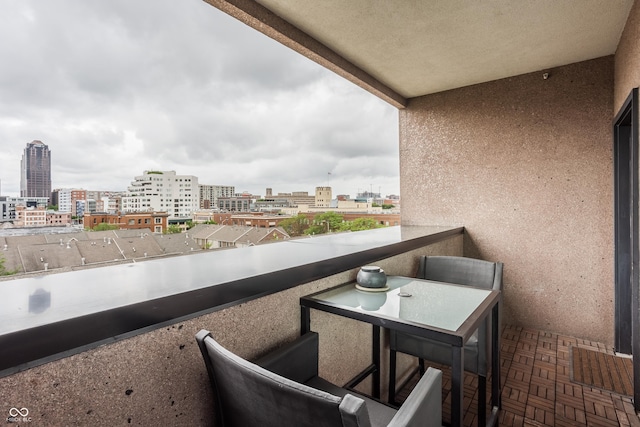 225 N New Jersey St Unit 52, Indianapolis, IN 46204 - balcony featuring a view of city