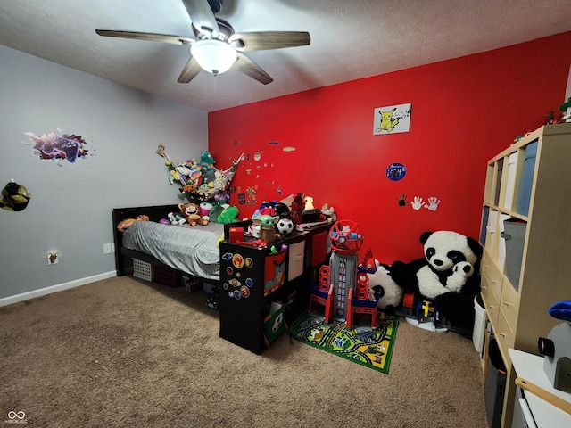7511 Eddie Ln, Camby, IN 46113 - bedroom featuring carpet flooring and ceiling fan