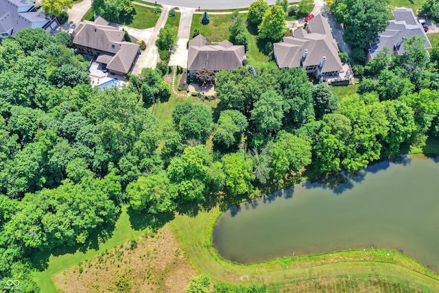 13779 Stone Dr, Carmel, IN 46032 - aerial view of residential area featuring a nearby body of water