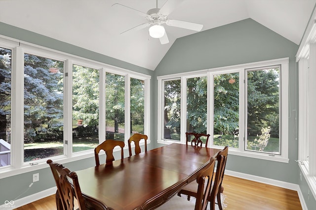 13779 Stone Dr, Carmel, IN 46032 - sunroom with vaulted ceiling and wood finished floors