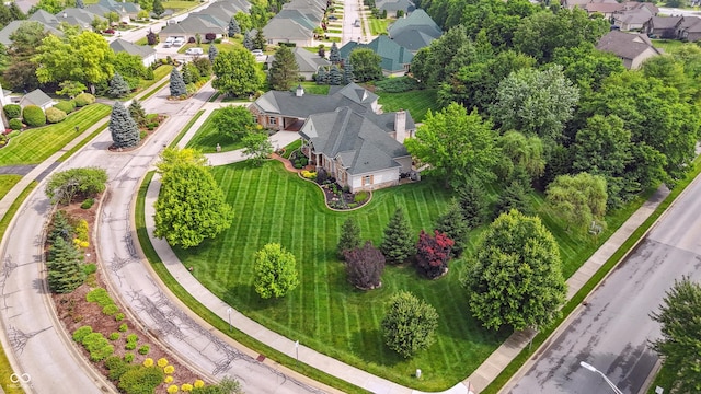 3399 Nottinghill Blvd, Plainfield, IN 46168 - aerial perspective of suburban area