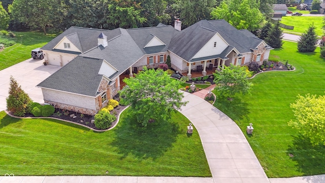 3399 Nottinghill Blvd, Plainfield, IN 46168 - view from above of property