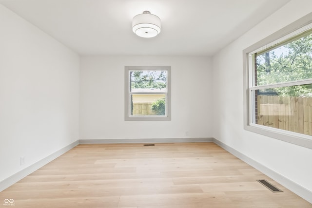 8246 Windcombe Blvd, Indianapolis, IN 46240 - spare room with light wood-type flooring and baseboards