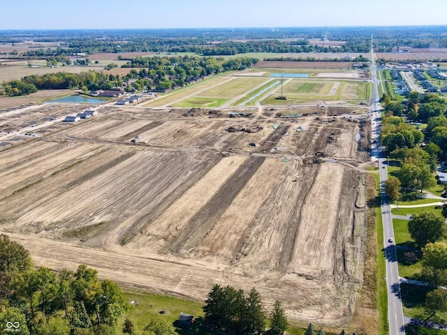 201 Holly Ln, Greenfield, IN 46140 - aerial overview of property's location featuring rural landscape