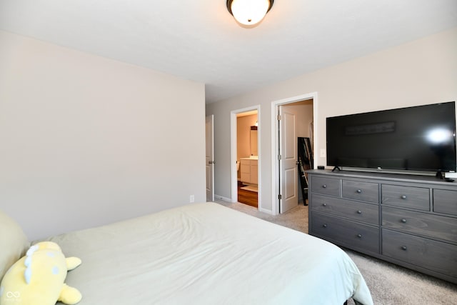 3443 Thomas Jefferson St, Westfield, IN 46074 - bedroom featuring light carpet and ensuite bath
