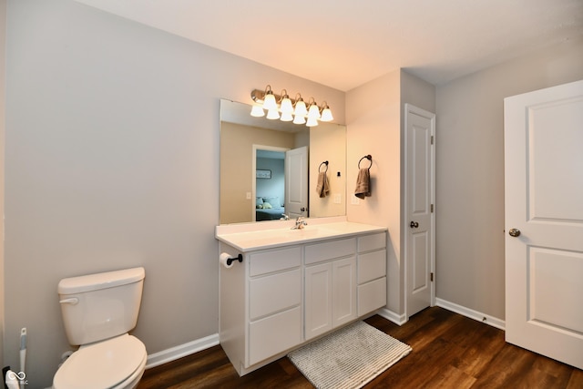 3443 Thomas Jefferson St, Westfield, IN 46074 - bathroom with vanity and wood finished floors