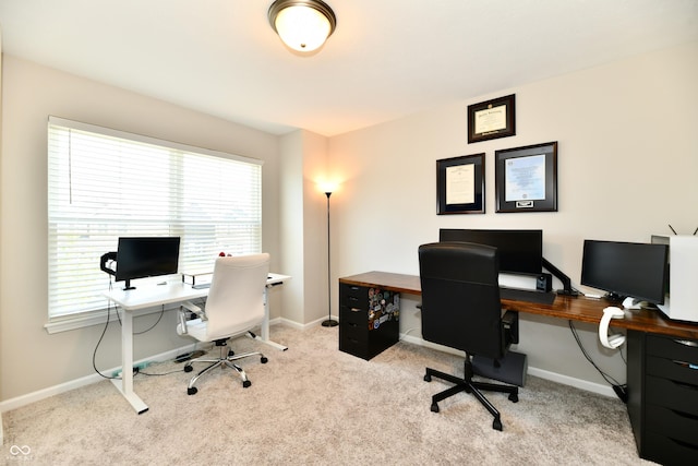 3443 Thomas Jefferson St, Westfield, IN 46074 - office area featuring light colored carpet and baseboards