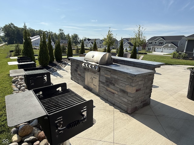 3443 Thomas Jefferson St, Westfield, IN 46074 - view of patio / terrace featuring area for grilling and a residential view