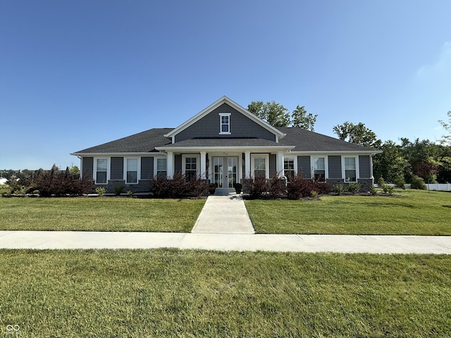 3443 Thomas Jefferson St, Westfield, IN 46074 - view of front facade with french doors and a front yard