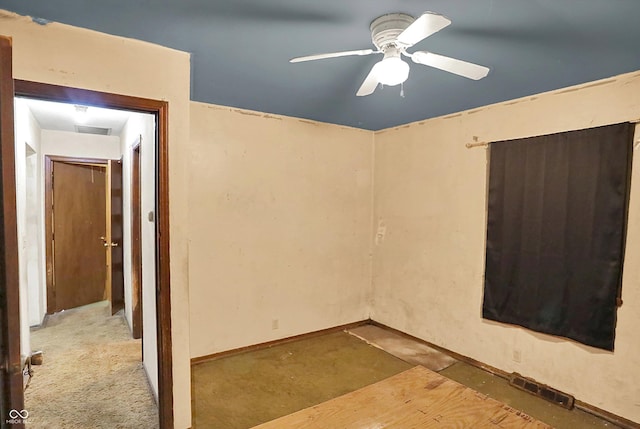 10159 Hodge Rd, Clayton, IN 46118 - spare room featuring baseboards and a ceiling fan