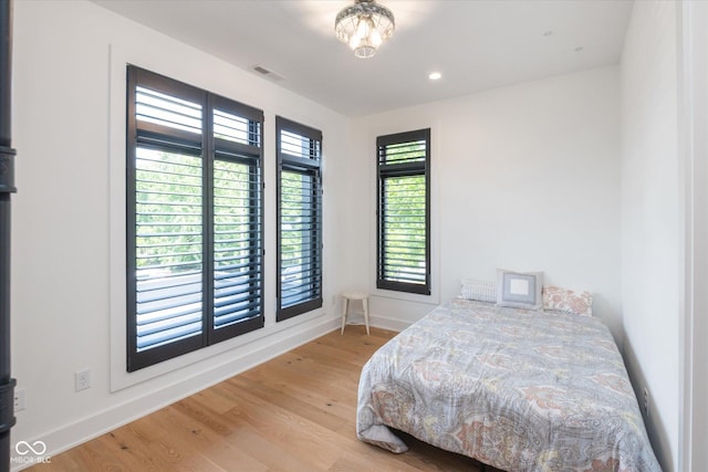 1905 N Alabama St, Indianapolis, IN 46202 - bedroom with light wood finished floors and recessed lighting