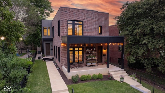 1905 N Alabama St, Indianapolis, IN 46202 - view of front of home featuring brick siding