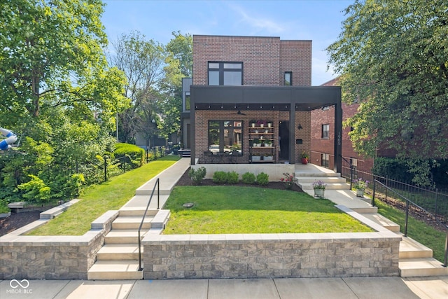 1905 N Alabama St, Indianapolis, IN 46202 - rear view of house with brick siding