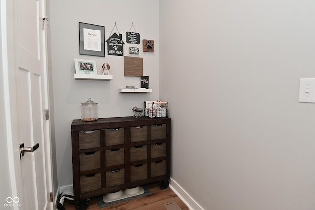 2734 Chalbury Dr, Plainfield, IN 46168 - detailed view of wood finished floors and baseboards