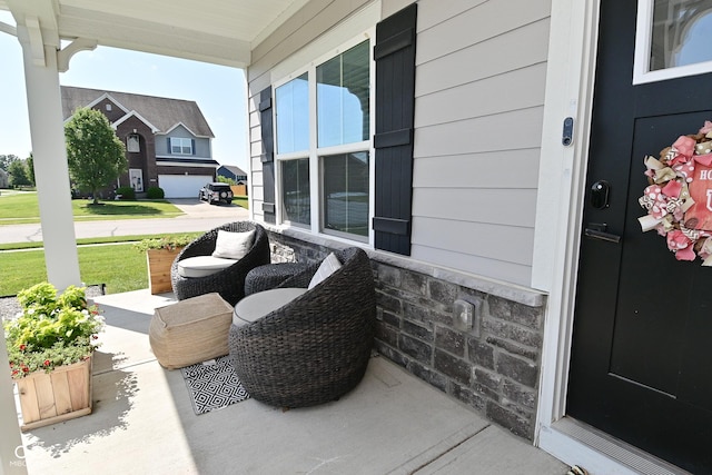 2734 Chalbury Dr, Plainfield, IN 46168 - view of covered porch