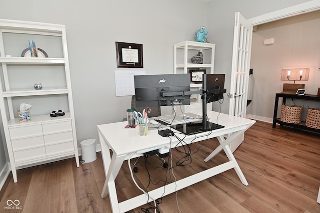 2734 Chalbury Dr, Plainfield, IN 46168 - office featuring wood finished floors