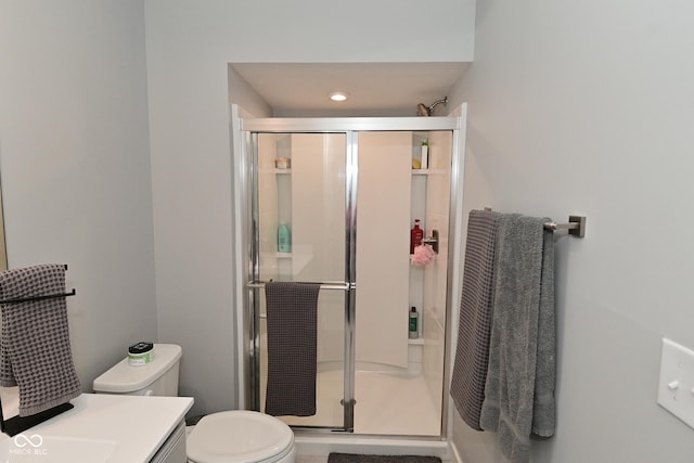 2734 Chalbury Dr, Plainfield, IN 46168 - full bath with vanity and a stall shower