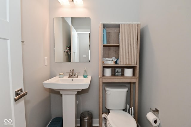 2734 Chalbury Dr, Plainfield, IN 46168 - half bath featuring toilet and a sink