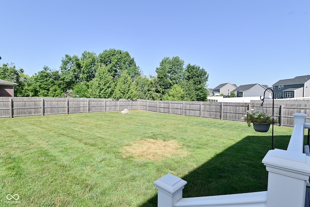 2734 Chalbury Dr, Plainfield, IN 46168 - fenced backyard with a residential view
