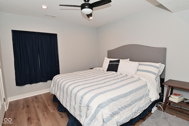 2734 Chalbury Dr, Plainfield, IN 46168 - bedroom with wood finished floors and ceiling fan