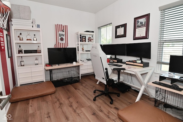 2734 Chalbury Dr, Plainfield, IN 46168 - office space with wood finished floors