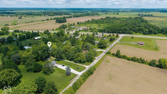 7516 S County Road 300 W, Clayton, IN 46118 - overview of rural landscape featuring a tree filled landscape