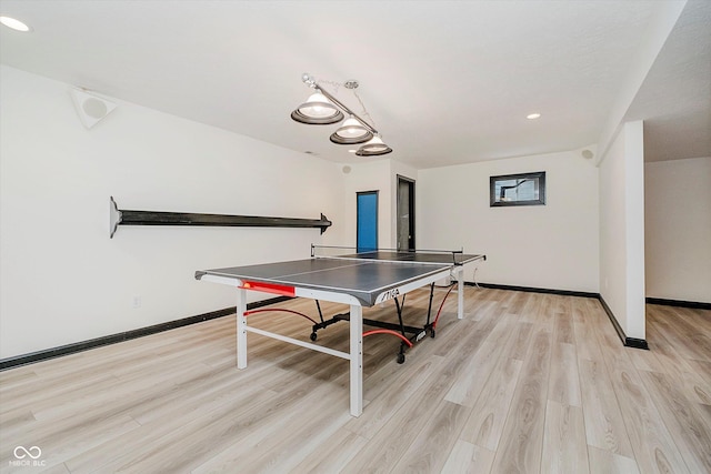 12490 Windbush Way, Carmel, IN 46033 - playroom featuring baseboards and light wood-type flooring