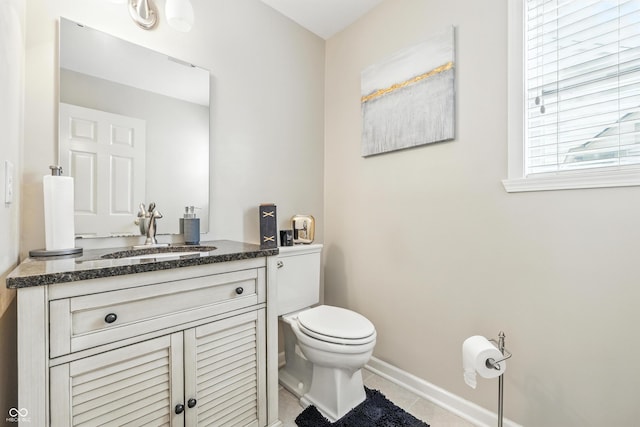 2463 Kettering Way, Indianapolis, IN 46214 - bathroom featuring vanity and tile patterned floors