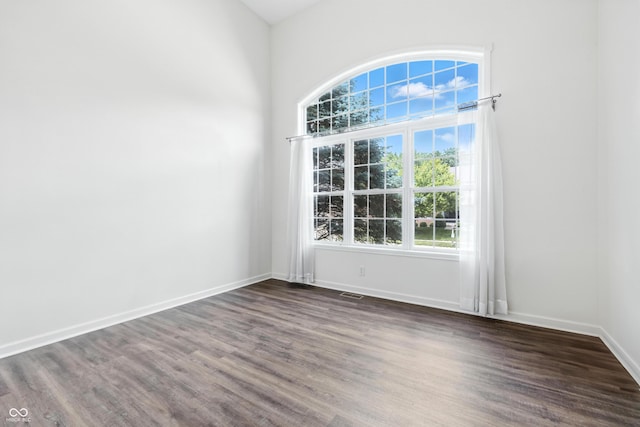 2463 Kettering Way, Indianapolis, IN 46214 - spare room featuring dark wood-style floors