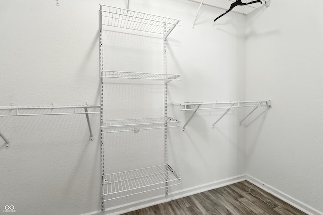 1236 N Aberdeen Dr, Franklin, IN 46131 - spacious closet featuring wood finished floors
