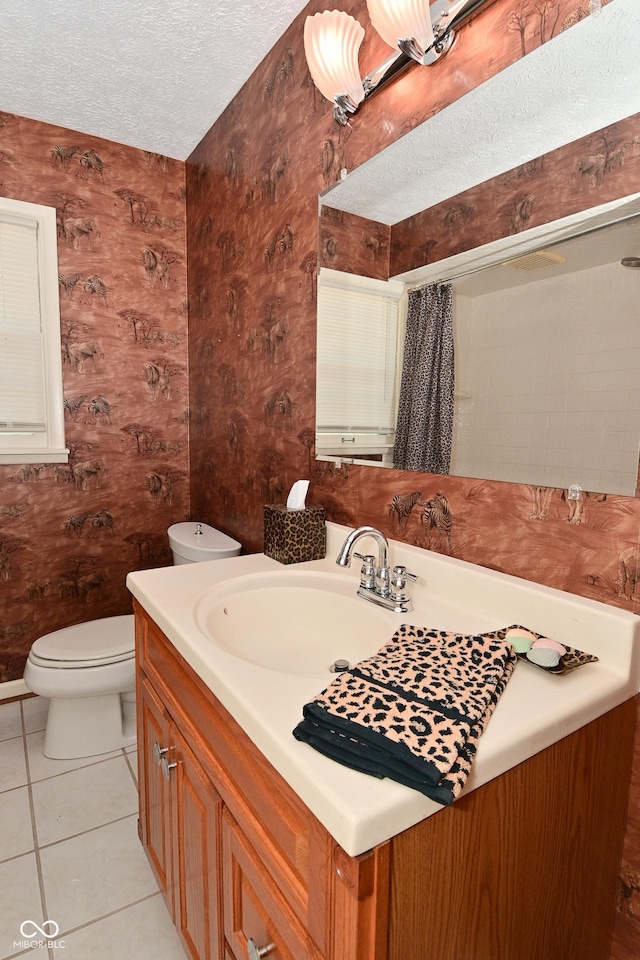136 W Loretta Dr, Indianapolis, IN 46217 - bathroom with vanity and tile patterned floors