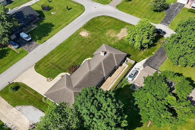 136 W Loretta Dr, Indianapolis, IN 46217 - aerial view