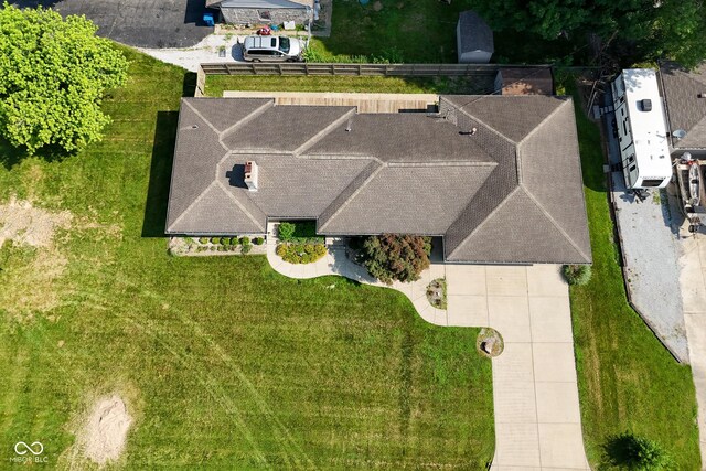 136 W Loretta Dr, Indianapolis, IN 46217 - view from above of property