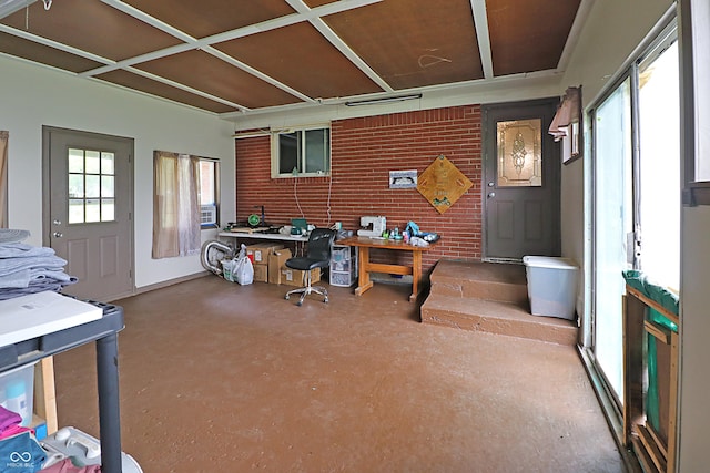2587 E State Road 55, Wingate, IN 47994 - office with concrete floors