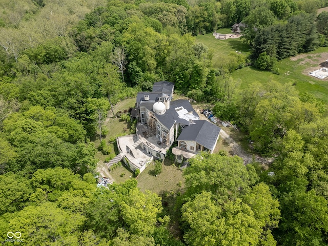 4945 S 100 E, Lafayette, IN 47909 - view from above of property featuring a forest