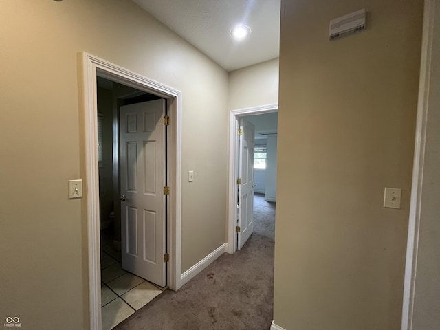 1900 S 25th St, Terre Haute, IN 47802 - hall featuring light colored carpet and baseboards