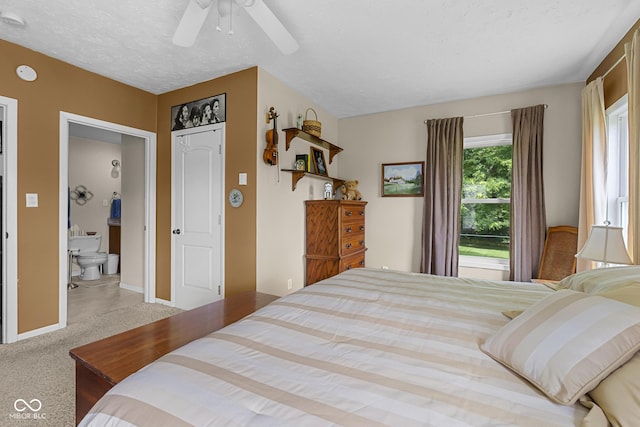 9030 E 700 S, Elizabethtown, IN 47232 - bedroom with carpet floors and a ceiling fan