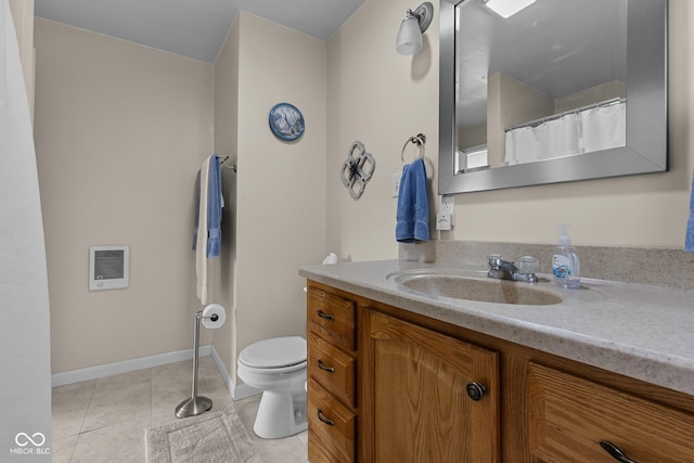 9030 E 700 S, Elizabethtown, IN 47232 - full bathroom with vanity and tile patterned flooring