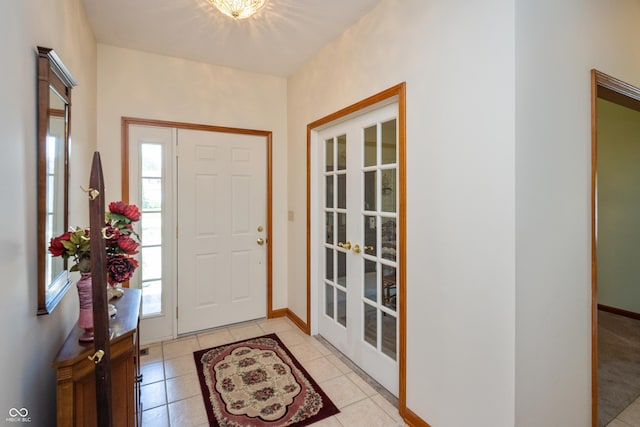 439 Alisa Ave, Seymour, IN 47274 - foyer entrance featuring plenty of natural light and light tile patterned floors