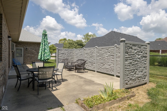 439 Alisa Ave, Seymour, IN 47274 - view of patio featuring outdoor dining area