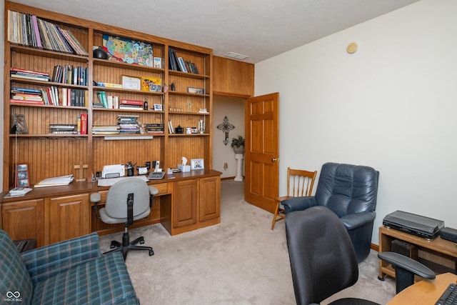 439 Alisa Ave, Seymour, IN 47274 - home office featuring light carpet